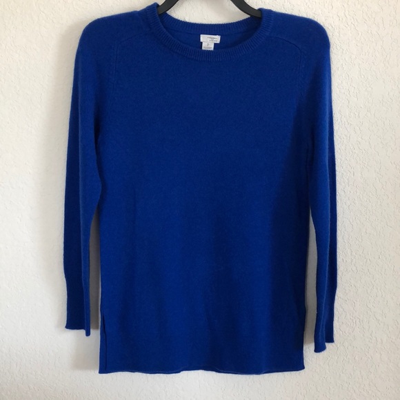 NWT Halogen 100% cashmere blue sweater | xs - Picture 4 of 12